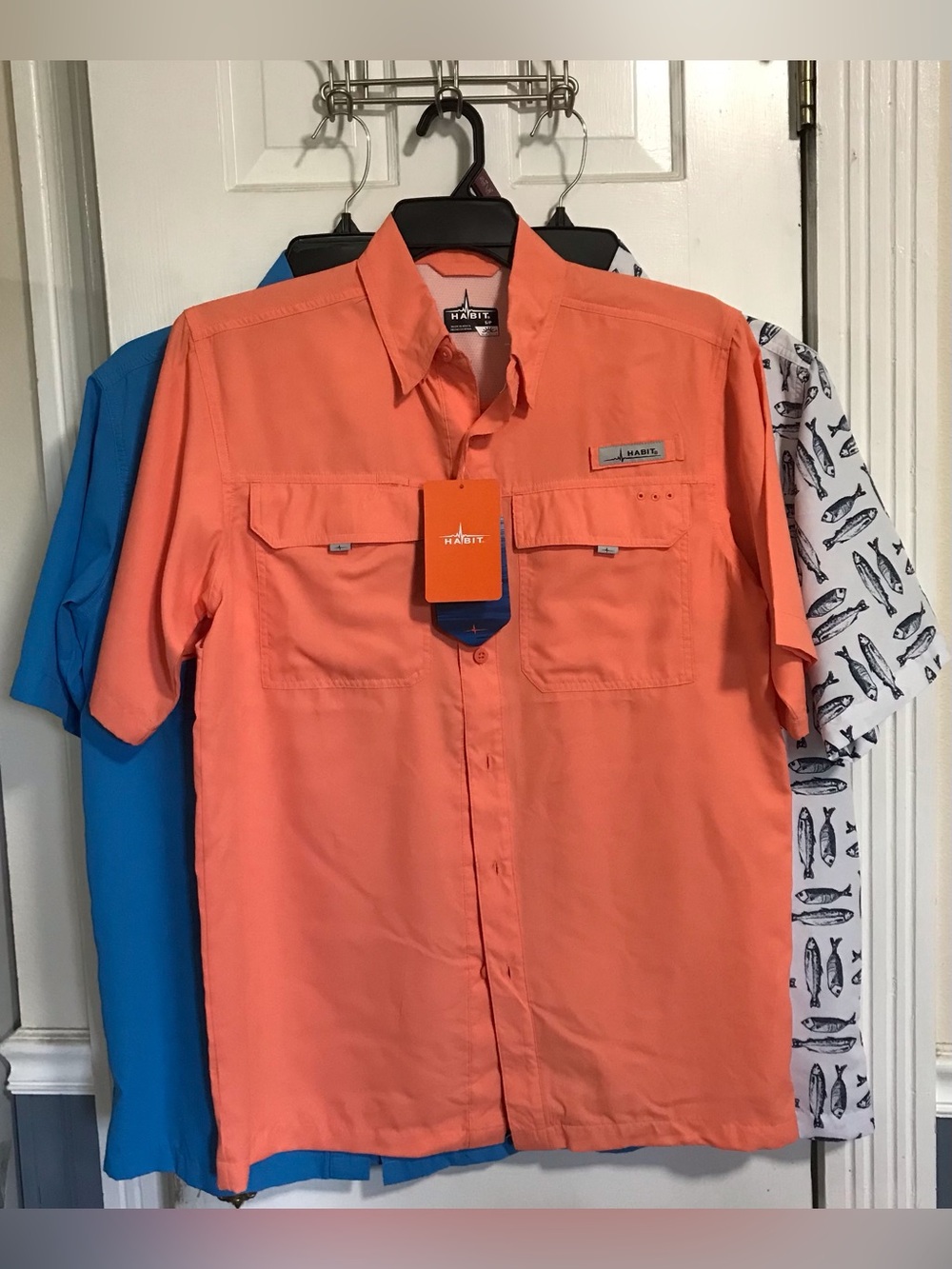 3 size S Habit Men's Short-Sleeve Button-Down Shirts